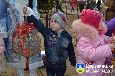 Відкриття Цюрупинської новорічної красуні