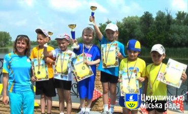 День захисту дітей на центральній набережній у Олешках