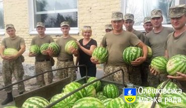 Солодкі дарунки військовослужбовцям
