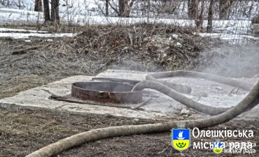 В Олешках долають наслідки негоди