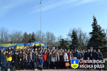 Акція “Велика українська хода” відбулась у Олешках