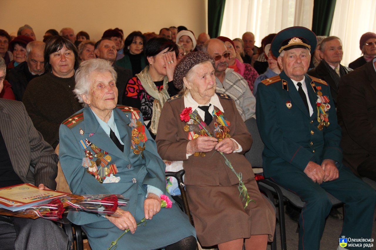 В Олешках відсвяткували 30-річчя Всеукраїнської організації ветеранів