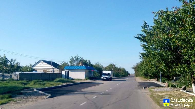 Благоустрій та безпека руху в Олешках