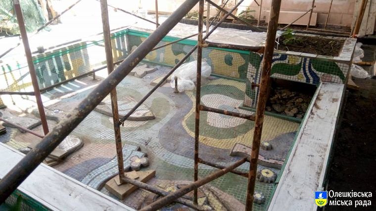 В ДНЗ № 2 розпочато капітальний ремонт куполу зимового саду