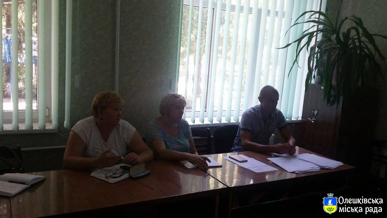 Олешківська робоча група  провела засідання  у Раденській сільській раді