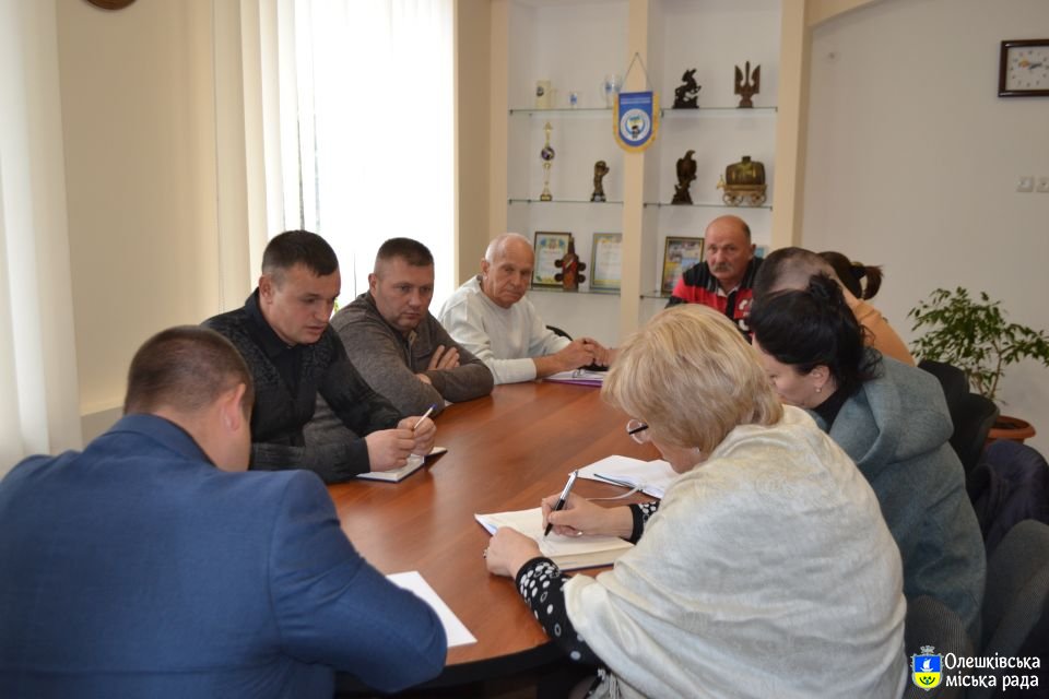 Міський голова провів ряд зустрічей з депутатами олешківської міської ради