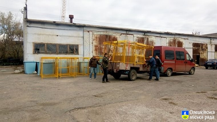 В Олешках розпочато впровадження системи роздільного збору ТПВ