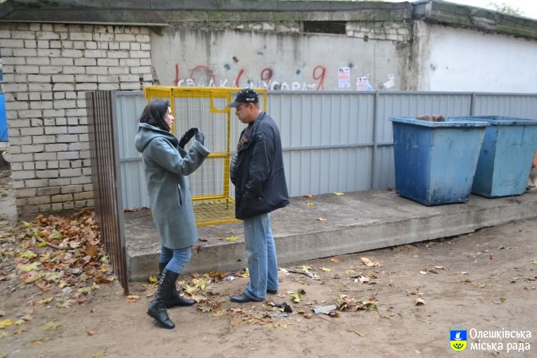 В Олешках запроваджується роздільний збір ТПВ