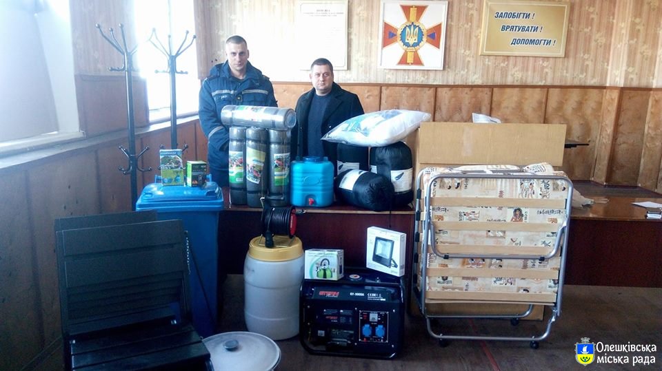 В Олешках вжили заходів щодо запобігання надзвичайних ситуацій