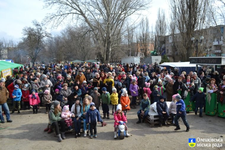 В Олешках відзначили масляну