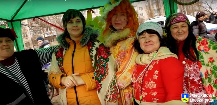 Свято Масляної в Олешках