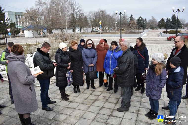 В Олешках вшанували пам'ять Т.Г. Шевченка