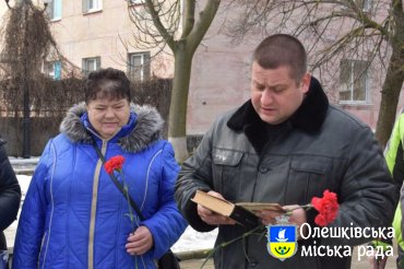 В Олешках відзначили річницю з дня народження Т.Г.Шевченка
