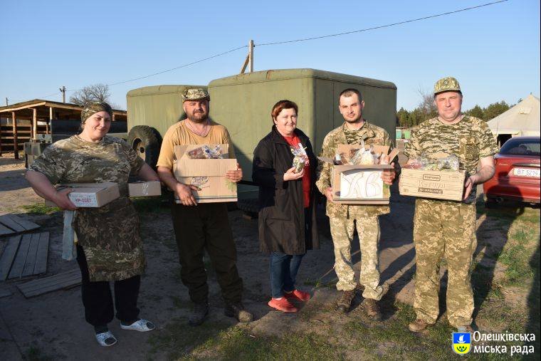 В Олешках продовжуються добрі справи