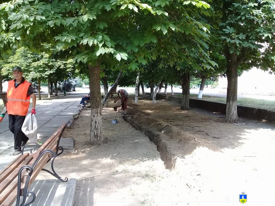 В Олешках розпочалась реконструкція мереж вуличного освітлення по вул. Параходна