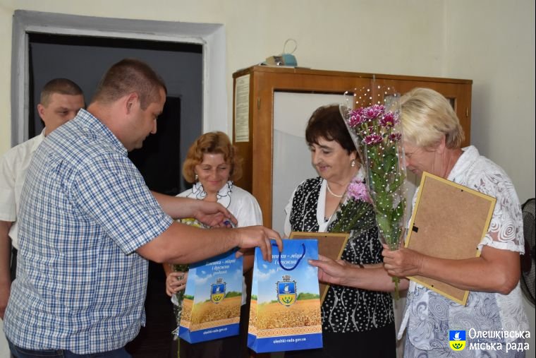 Міська влада привітала кращих журналістів Олешок