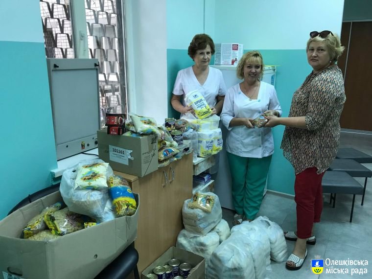 Допомога хворим на туберкульоз в Олешках продовжується