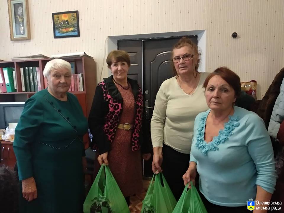 Допомога людям с особливими потребами в Олешках