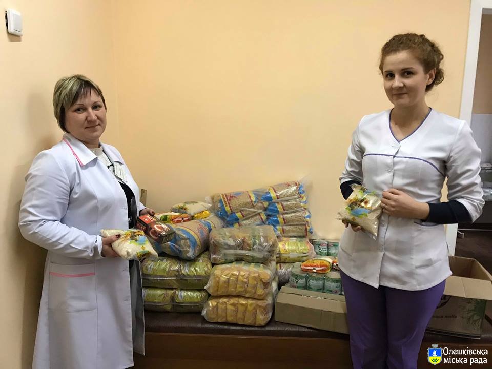 Олешківська міська рада продовжує підтримувати хворих на ВІЛ-інфекції