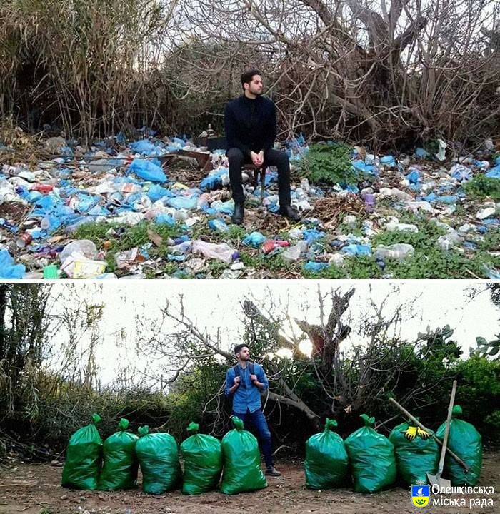 Вже у середу Олешки долучаться до нового світового челленджу #trashtag