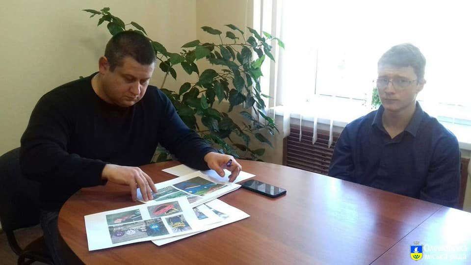 Відбулась зустріч міського голови з учнями Олешківської гімназії