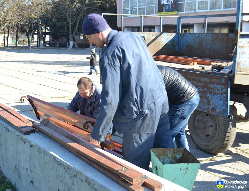 Проблема вандалізму в Олешках