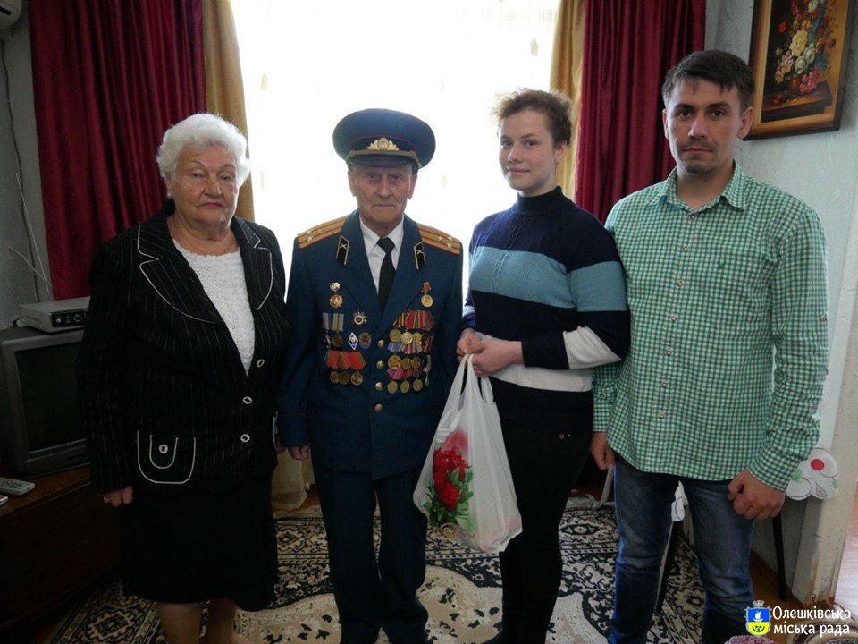 Члени Молодіжної ради привітали ветеранів Другої Світової війни