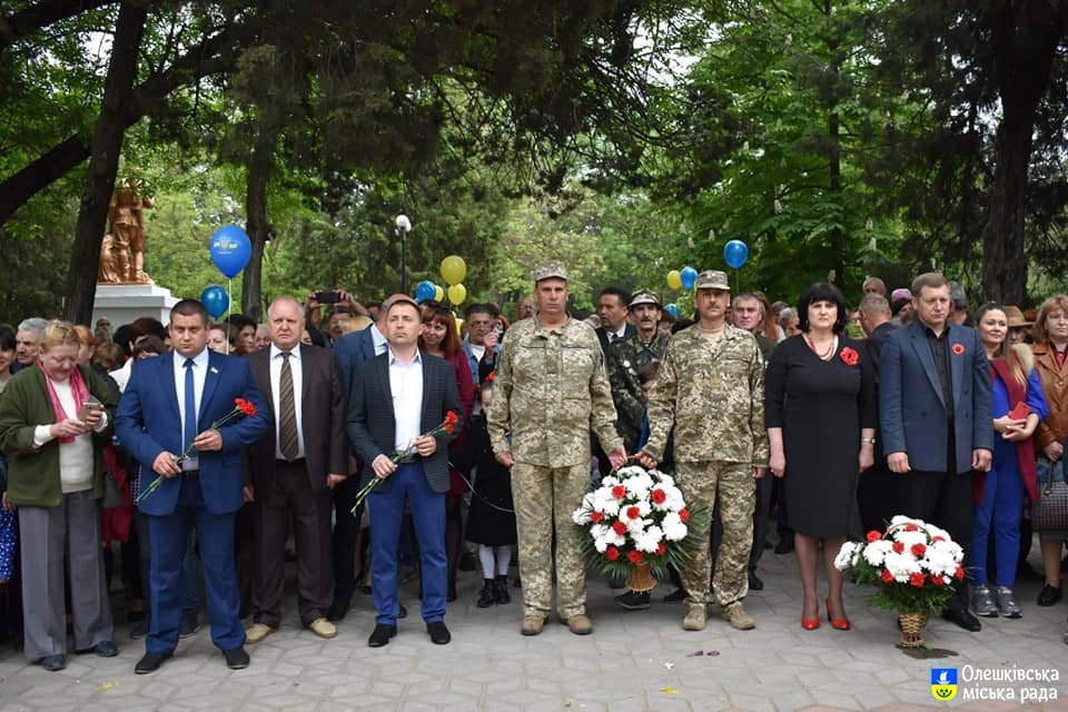 9 травня в Олешках