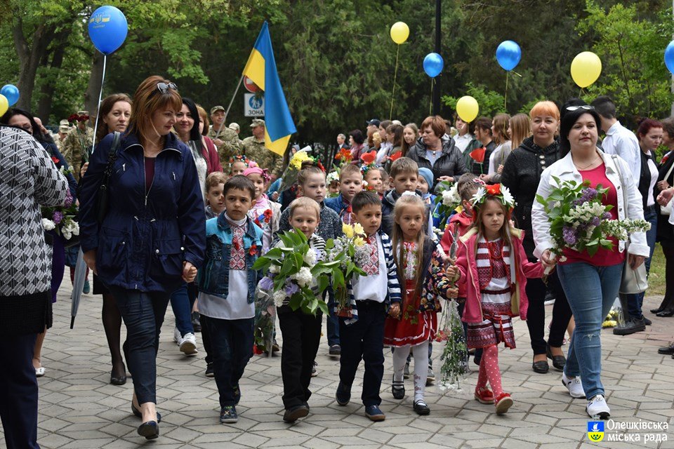 Слова вдячності за проведений урочистий  захід в Олешках