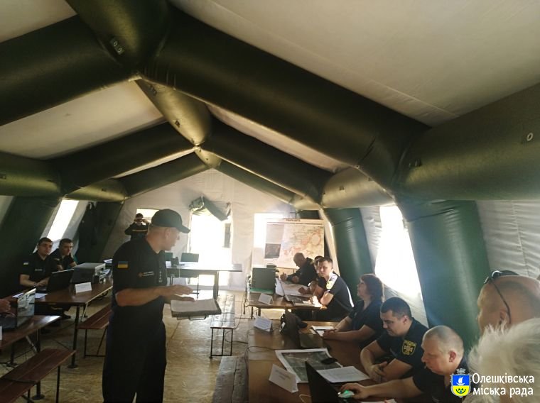 Відбулося спільне тренування з ліквідації наслідків надзвичайної ситуації
