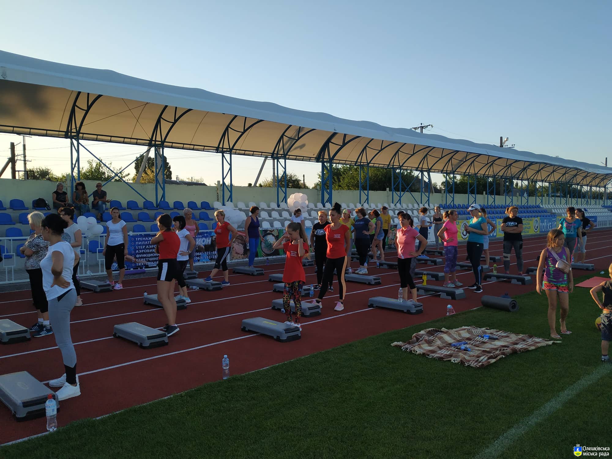 В Олешках відбулось друге тренування в рамках першого відкритого фітнес-марафону