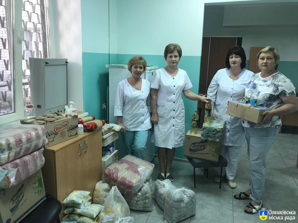 Допомога хворим на туберкульоз в Олешках.