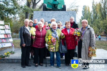 В Олешках відзначили 75-ту річницю визволення України від фашистських загарбників