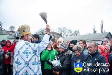 В Олешках святкували Водохреще