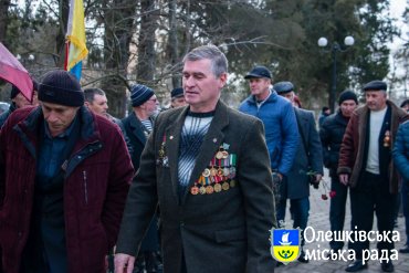 Вшанування учасників бойових дій на території інших держав в Олешках
