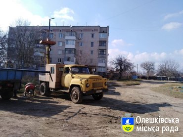 Ще один мікрорайон Олешок отримав сучасне освітлення