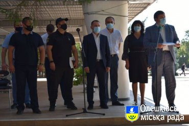 В Олешках відбулась повторна зустріч з Юрієм Гусєвим