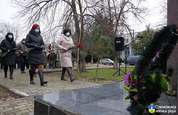 В Олешках вшанували пам’ять ліквідаторів наслідків аварії на ЧАЕС
