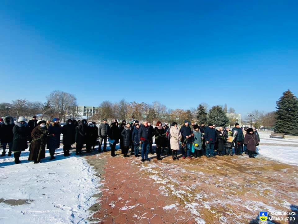 Відбулися заходи з вшанування пам'яті Героїв Небесної Сотні.