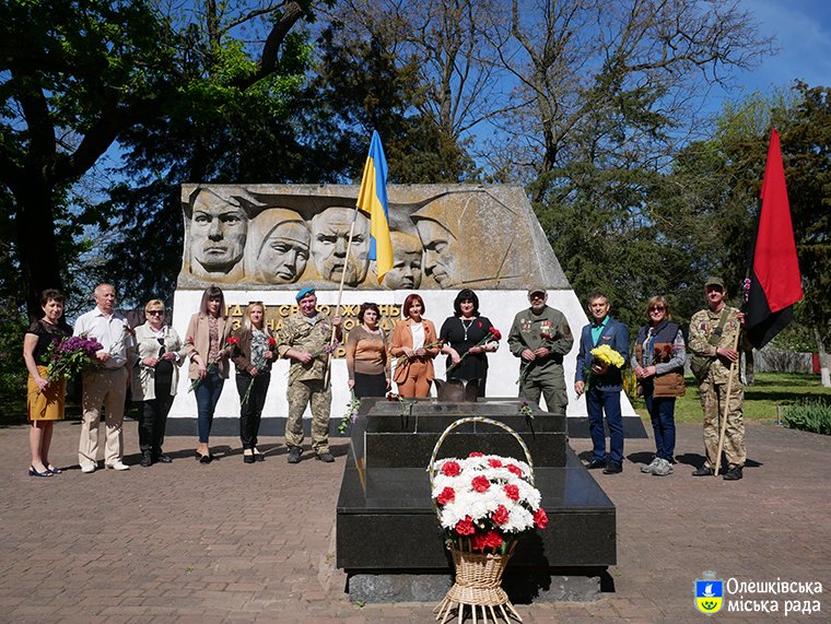 Урочистості до Дня перемоги над нацизмом у Другій світовій війні відбулися в Олешківській громаді