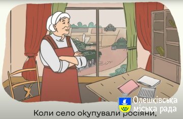 Жінка закопує прапор України на городі, щоб дістати ? - «Dovidka.Info»