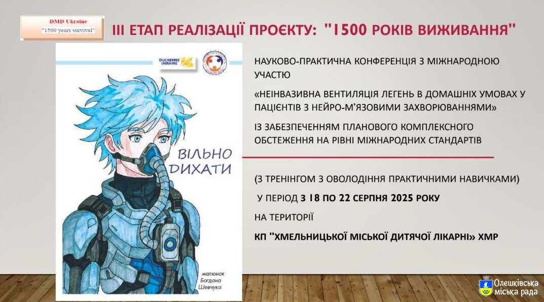 3й етап проєкту “1500 років виживання” – 18 по 22 серпня 2025 року у м.Хмельницький
