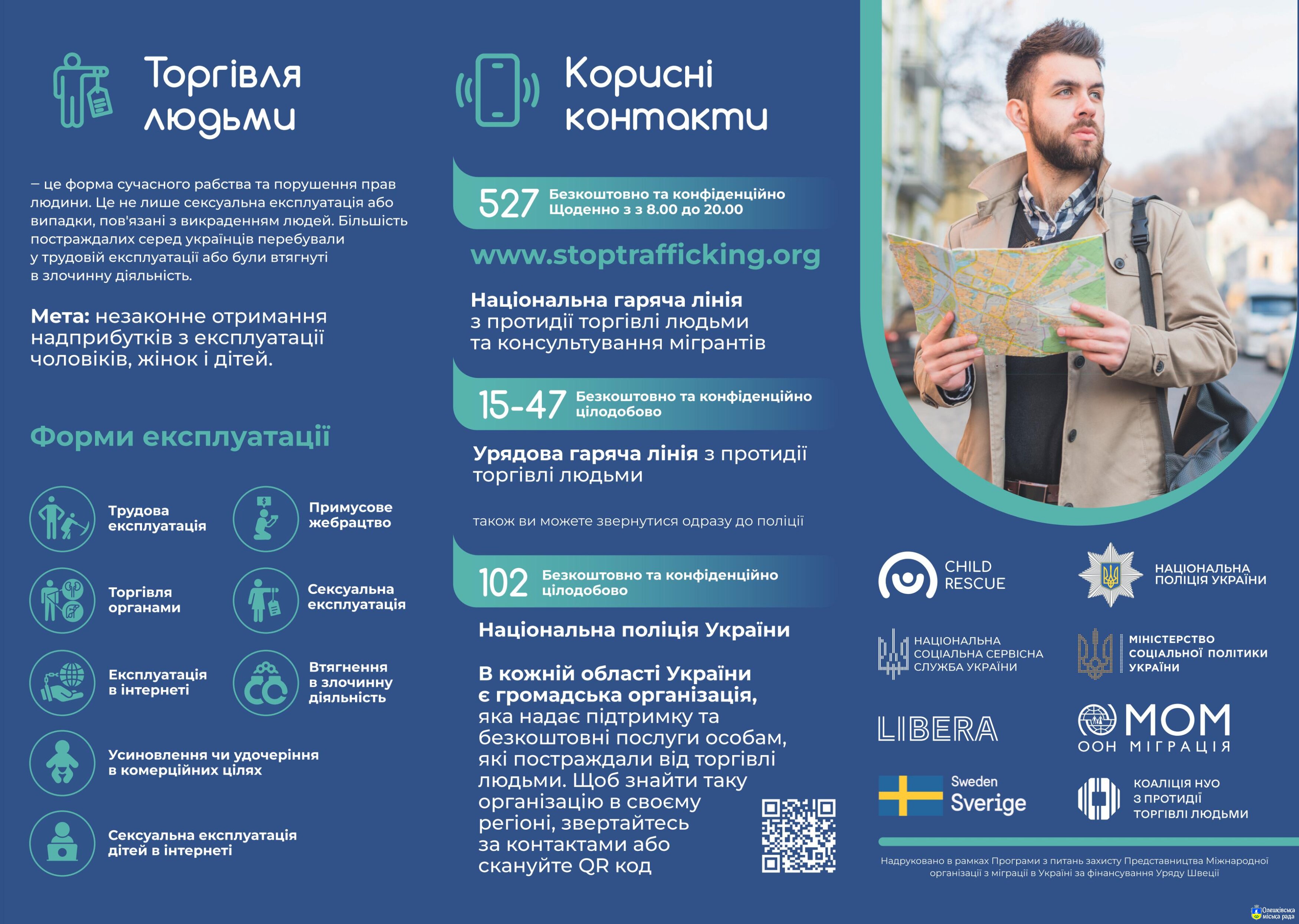 Важлива пам'ятка що до протидії торгівлі людьми.