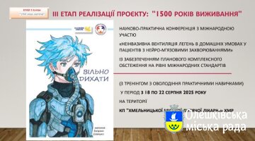3й етап проєкту “1500 років виживання” – 18 по 22 серпня 2025 року у м.Хмельницький
