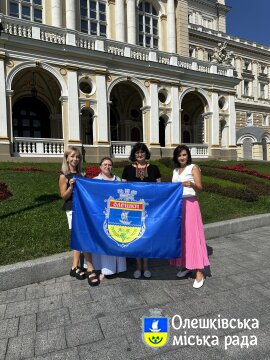 Олешківська громада долучилася до флешмобу постраждалих міст в Одесі