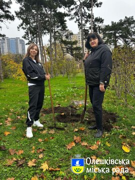 Олешківська міська військова адміністрація долучилася до флешмобу «Сад Перемоги»