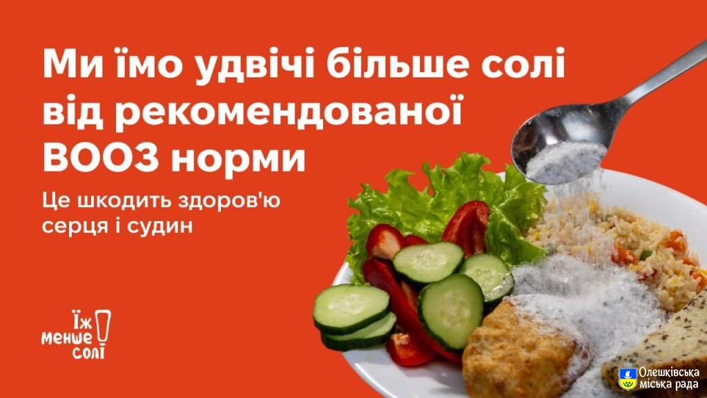 Вплив солі на здоров’я людини.