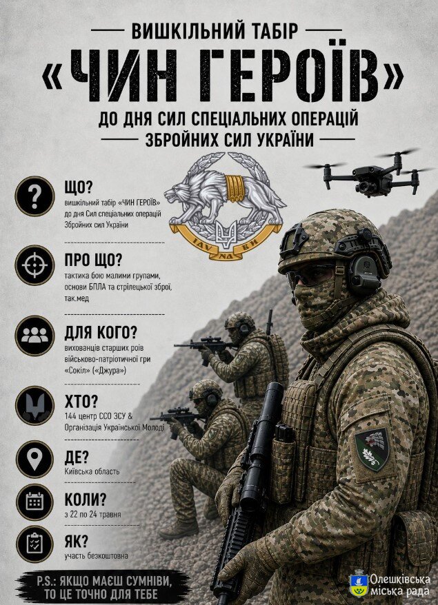 Вишкільний табір "ЧИН ГЕРОЇВ"