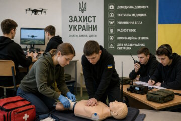 У закладах загальної середньої освіти Олешківської міської ради продовжується впровадження оновленого курсу «Захист України»